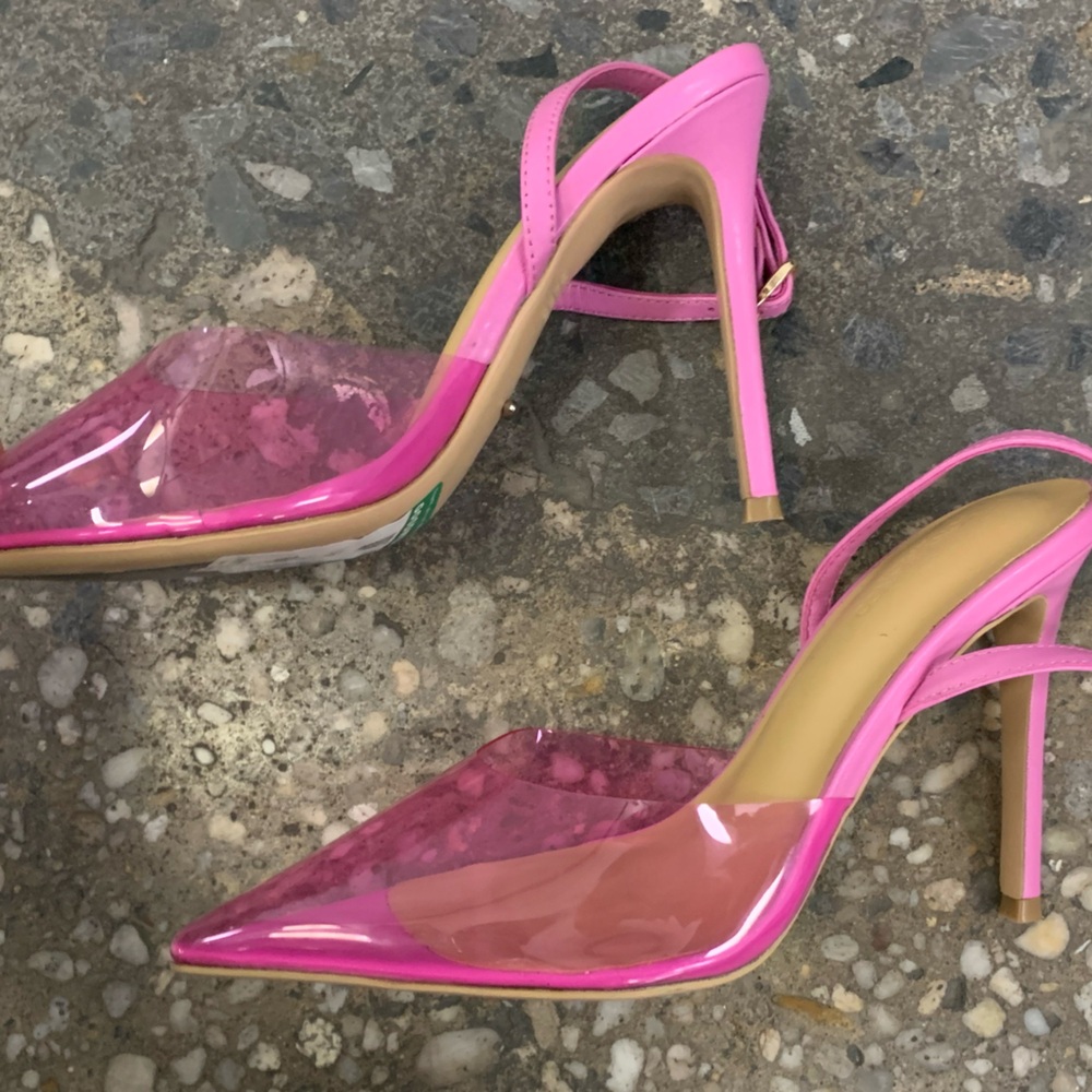 Toni Bianco Australia Pink Transparent Heels